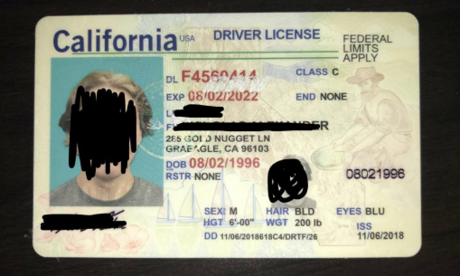 california fake id