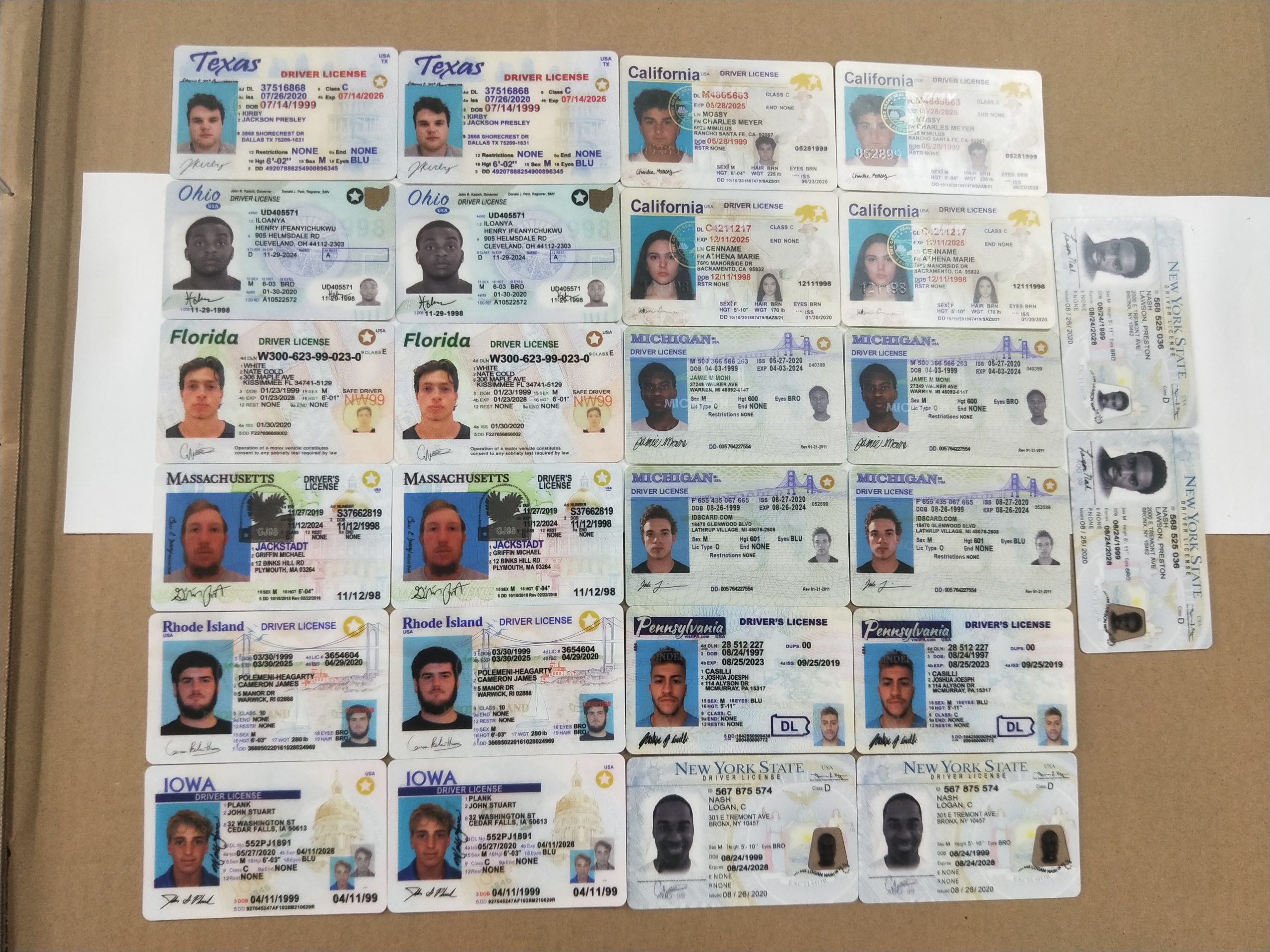 california fake ID group order