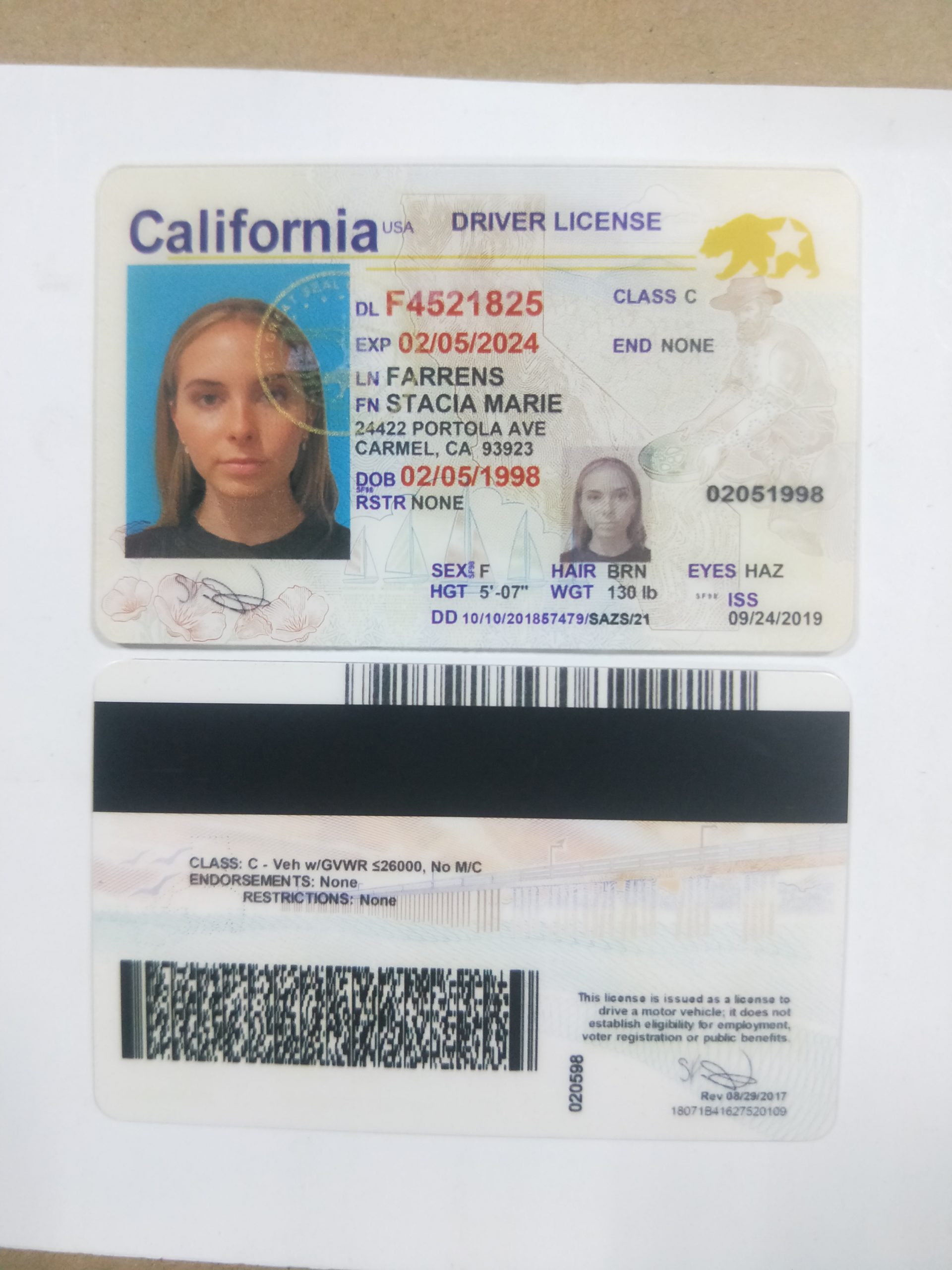 california fake id review